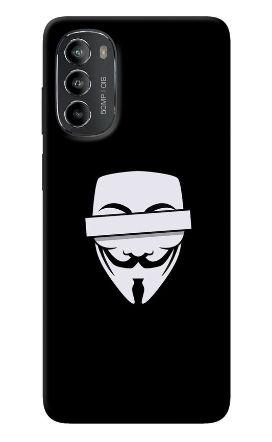 Anonymous Face Moto G82 5G Back Cover