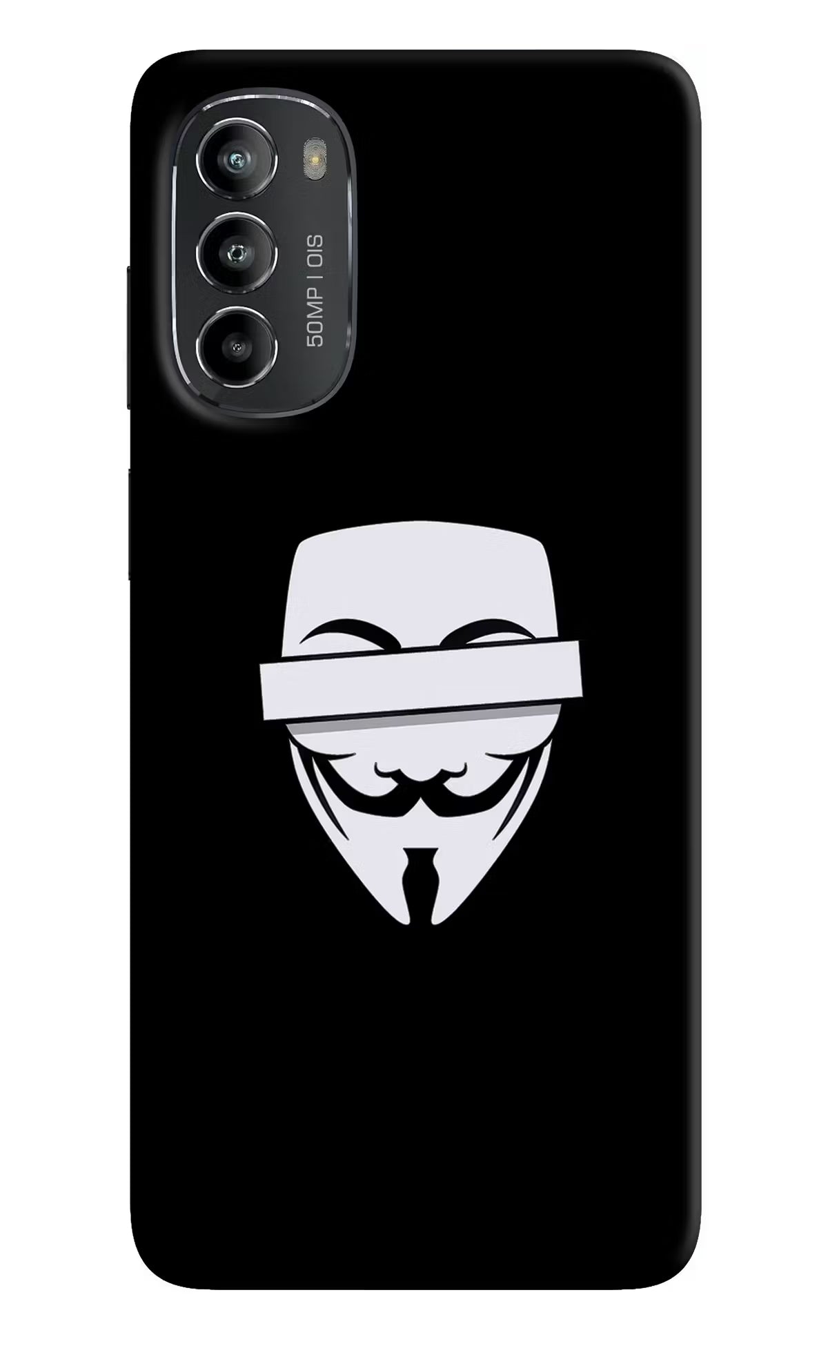 Anonymous Face Moto G82 5G Hard Case Back Cover by Casekaro
