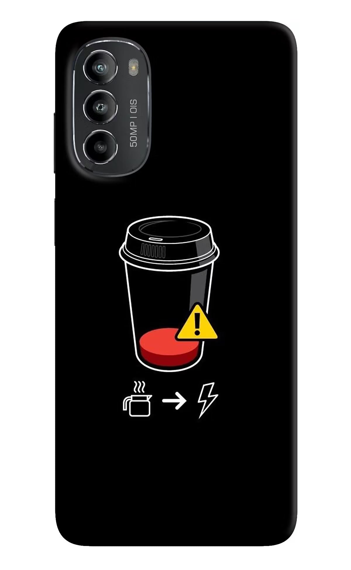 Coffee Moto G82 5G Hard Case Back Cover by Casekaro