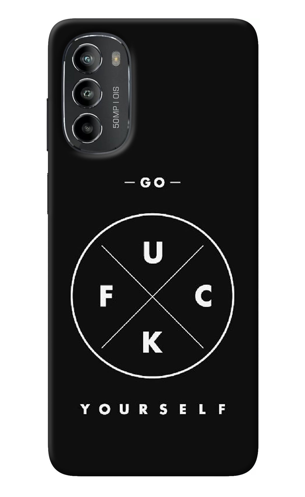 Go Fuck Yourself Moto G82 5G Back Cover