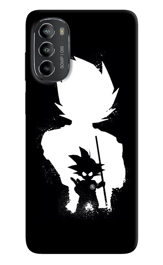 Goku Shadow Moto G82 5G Hard Case Back Cover by Casekaro