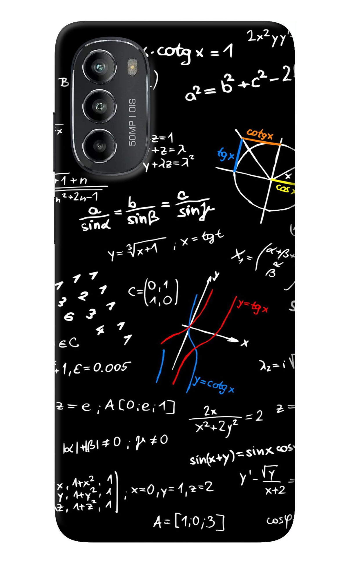 Mathematics Formula Moto G82 5G Back Cover