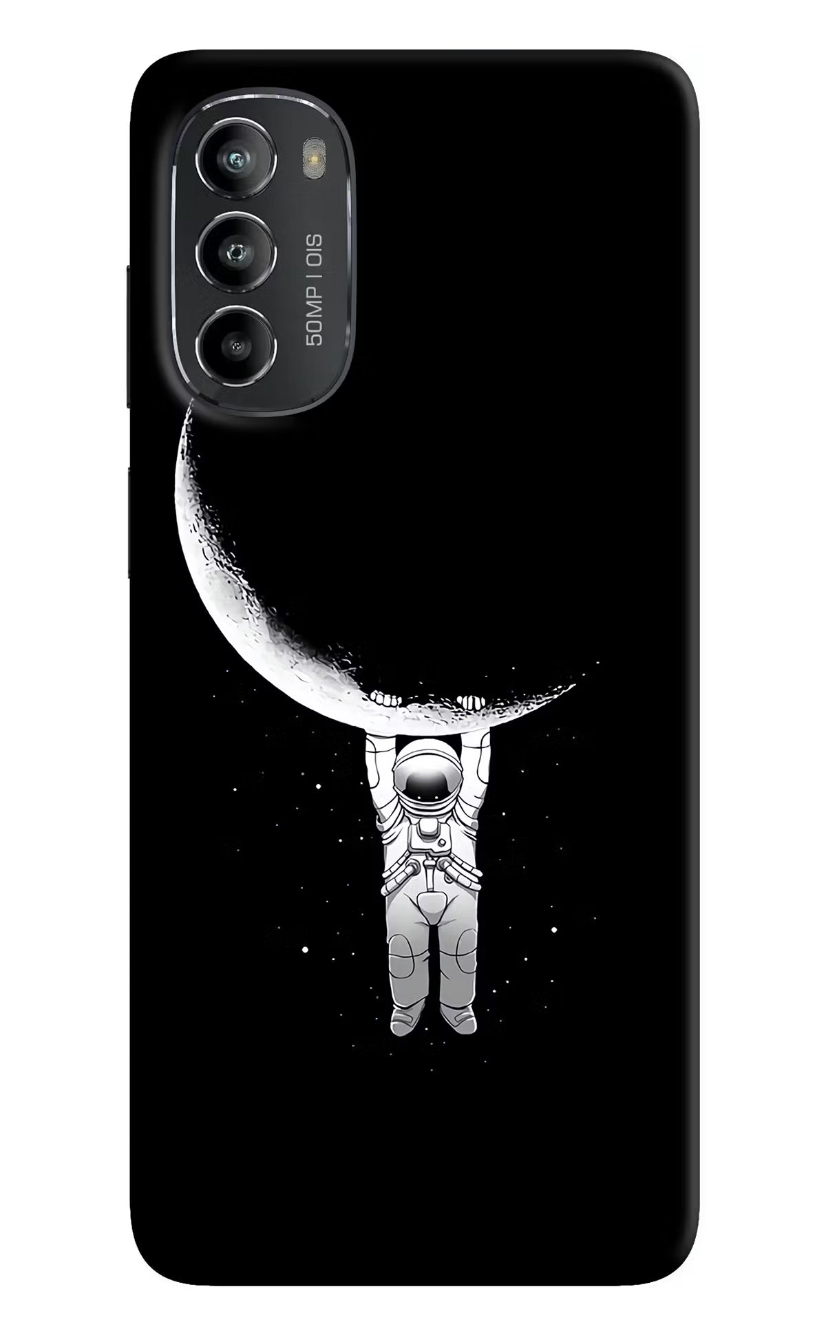 Moon Space Moto G82 5G Hard Case Back Cover by Casekaro