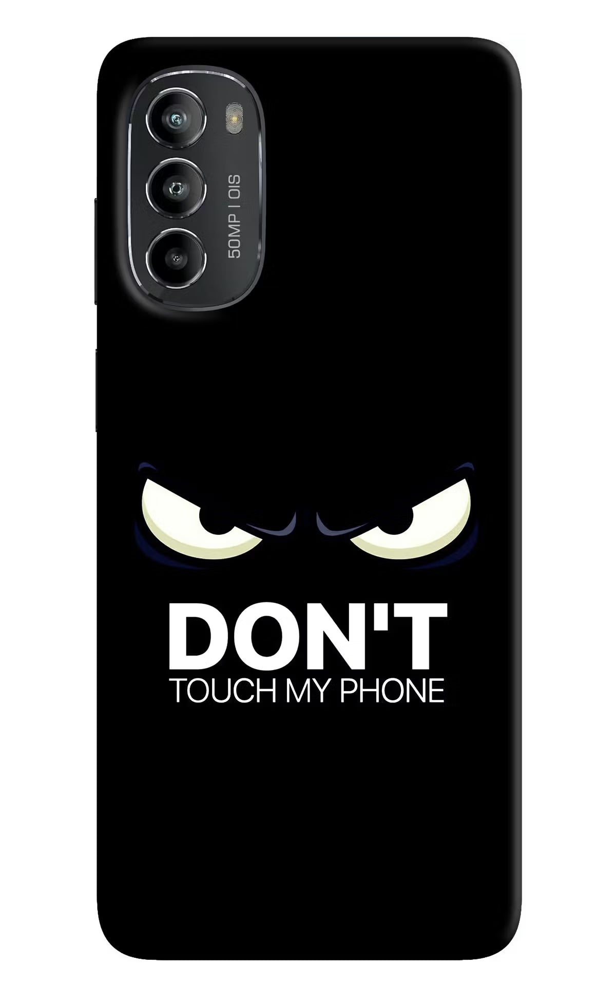 Don'T Touch My Phone Moto G82 5G Hard Case Back Cover by Casekaro