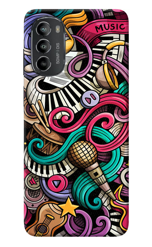 Music Abstract Moto G82 5G Back Cover