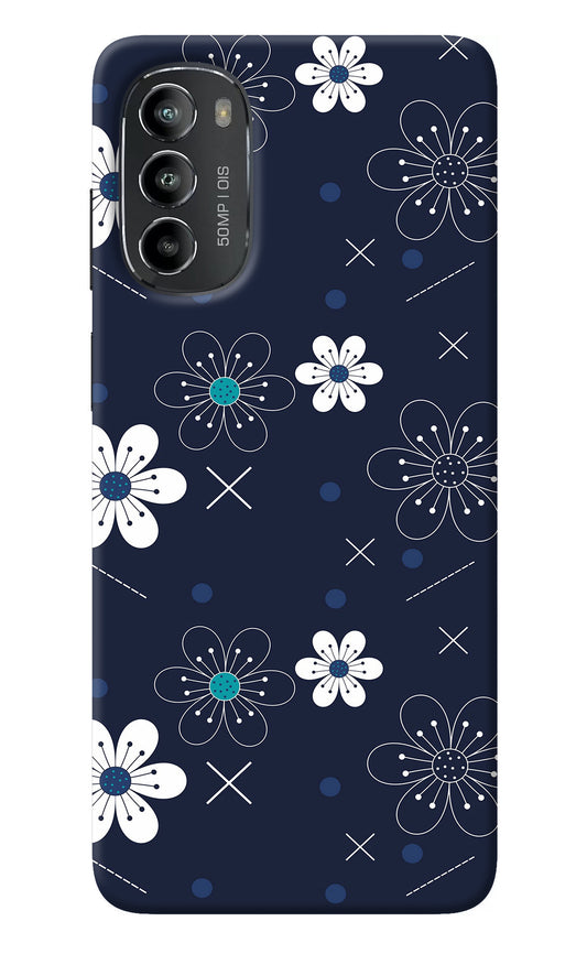 Flowers Moto G82 5G Back Cover