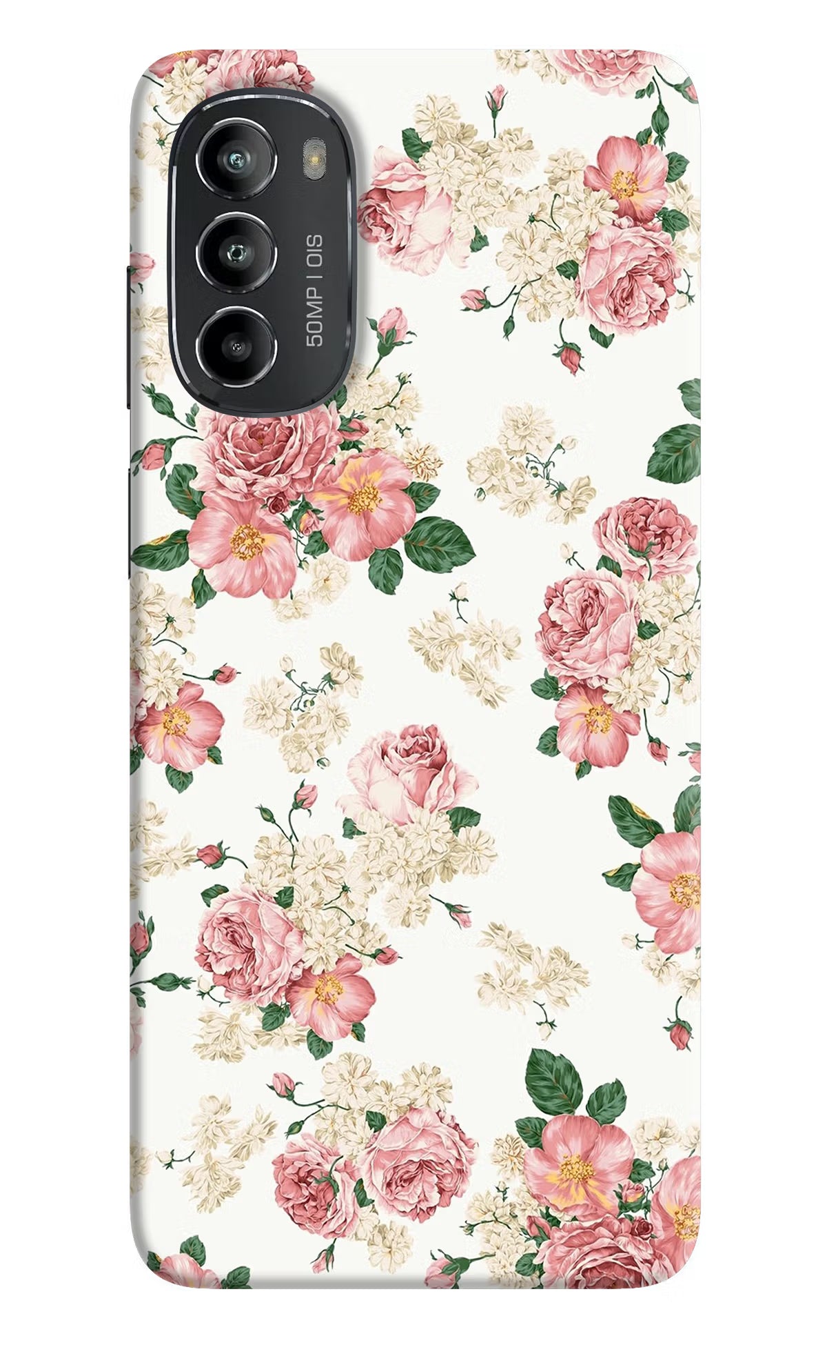Flowers Moto G82 5G Hard Case Back Cover by Casekaro