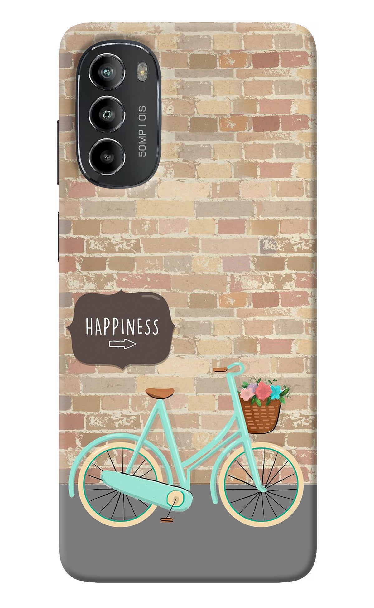 Happiness Artwork Moto G82 5G Back Cover