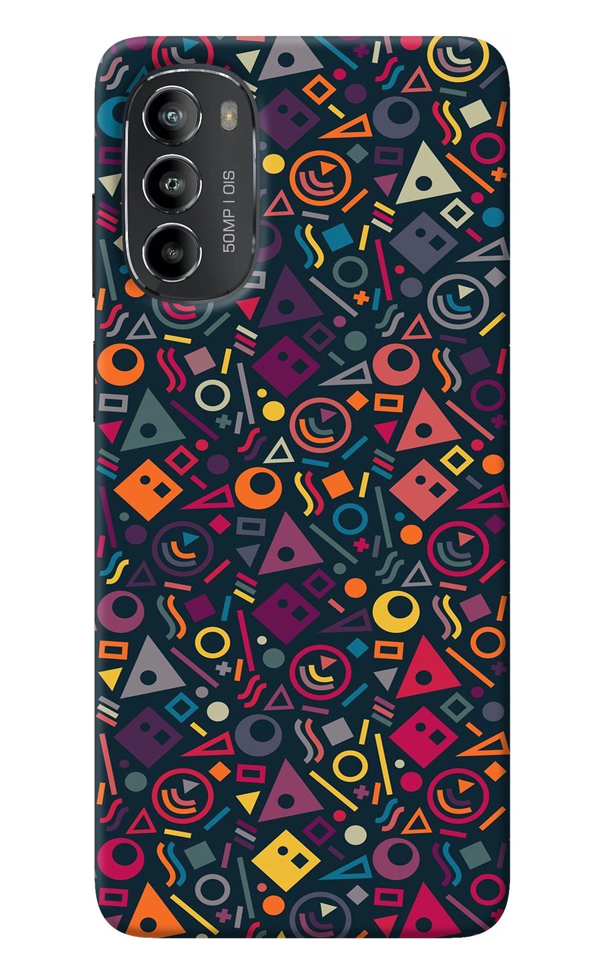 Geometric Abstract Moto G82 5G Back Cover