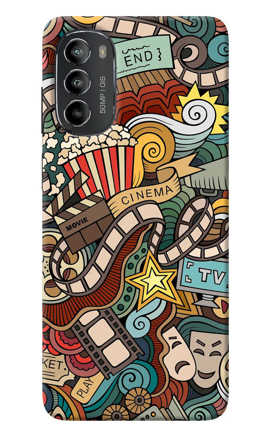 Cinema Abstract Moto G82 5G Back Cover