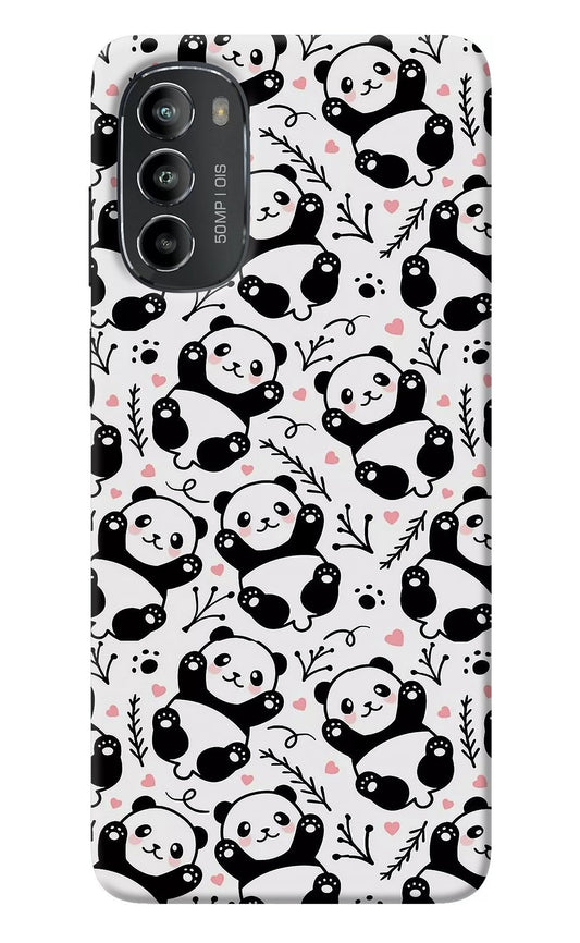 Cute Panda Moto G82 5G Back Cover