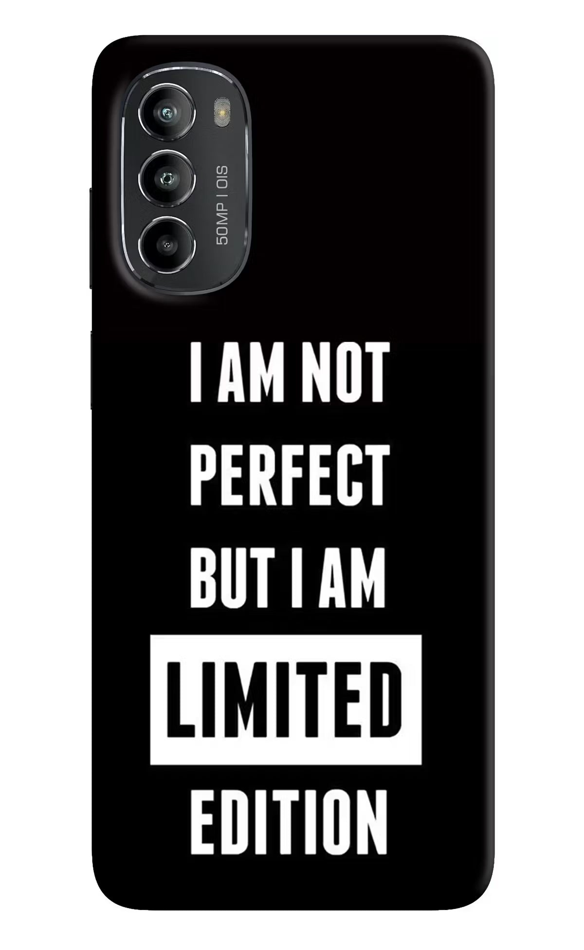 I Am Not Perfect But I Am Limited Edition Moto G82 5G Hard Case Back Cover by Casekaro