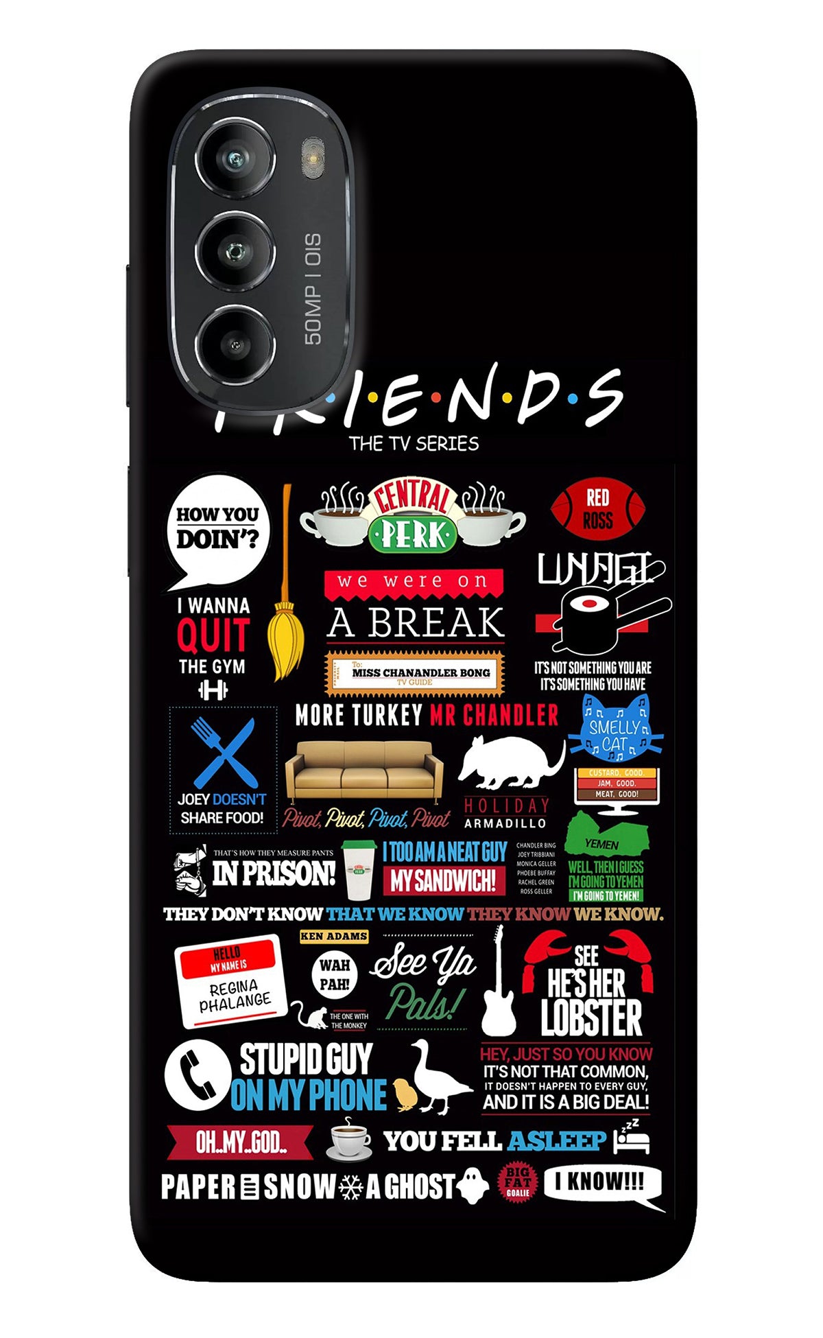 FRIENDS Moto G82 5G Back Cover