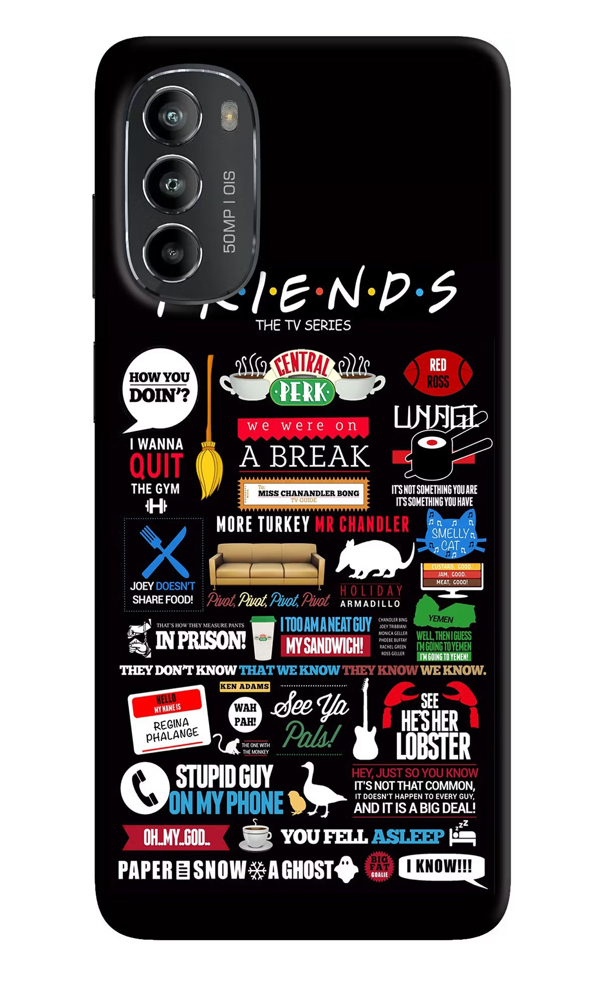 FRIENDS Moto G82 5G Hard Case Back Cover by Casekaro