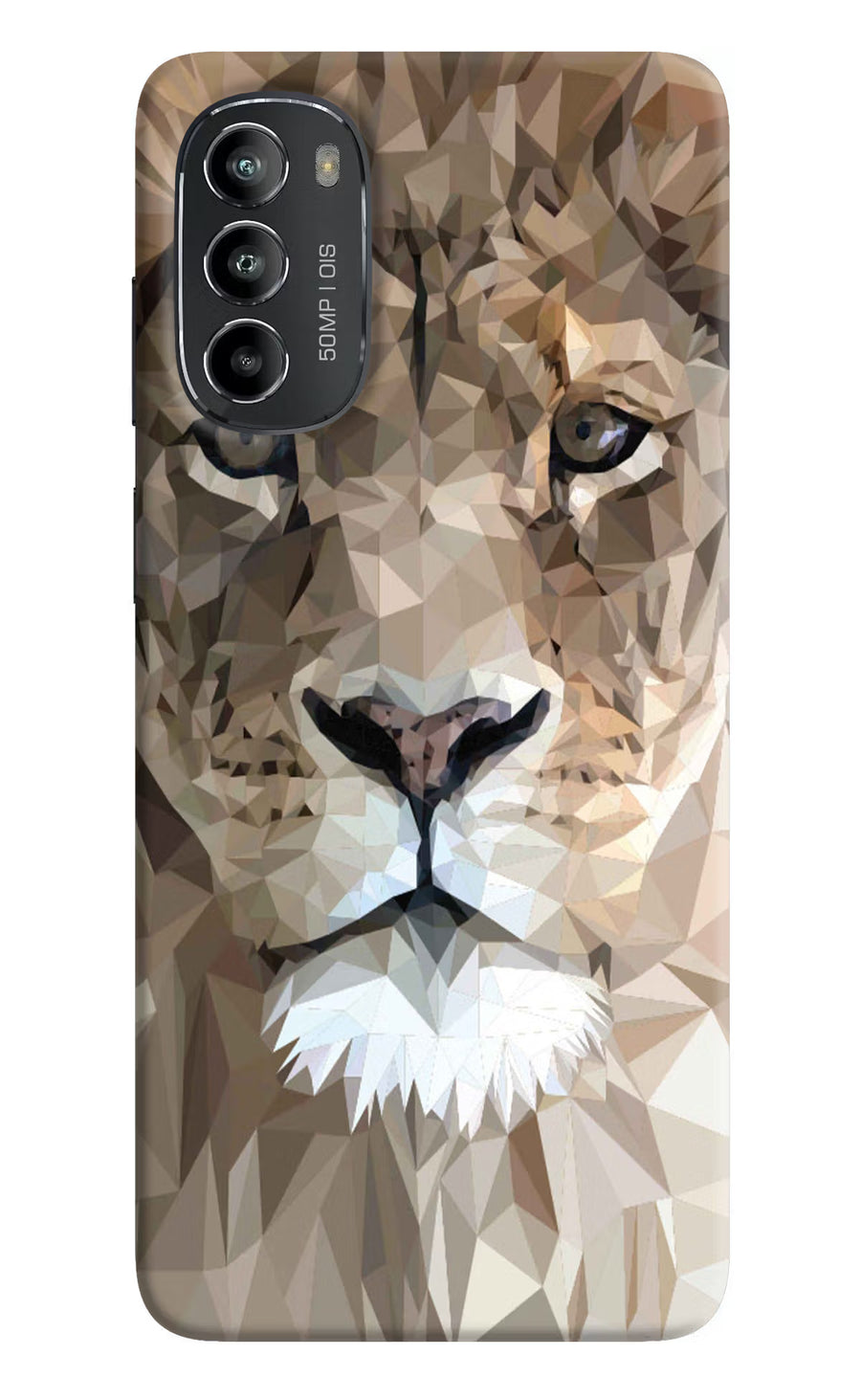 Lion Art Moto G82 5G Back Cover, Hard case