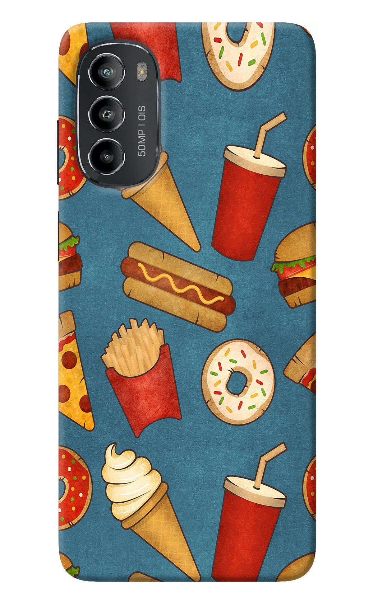 Foodie Moto G82 5G Back Cover