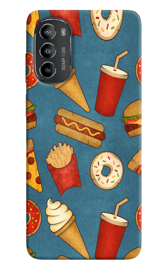 Foodie Moto G82 5G Hard Case Back Cover by Casekaro