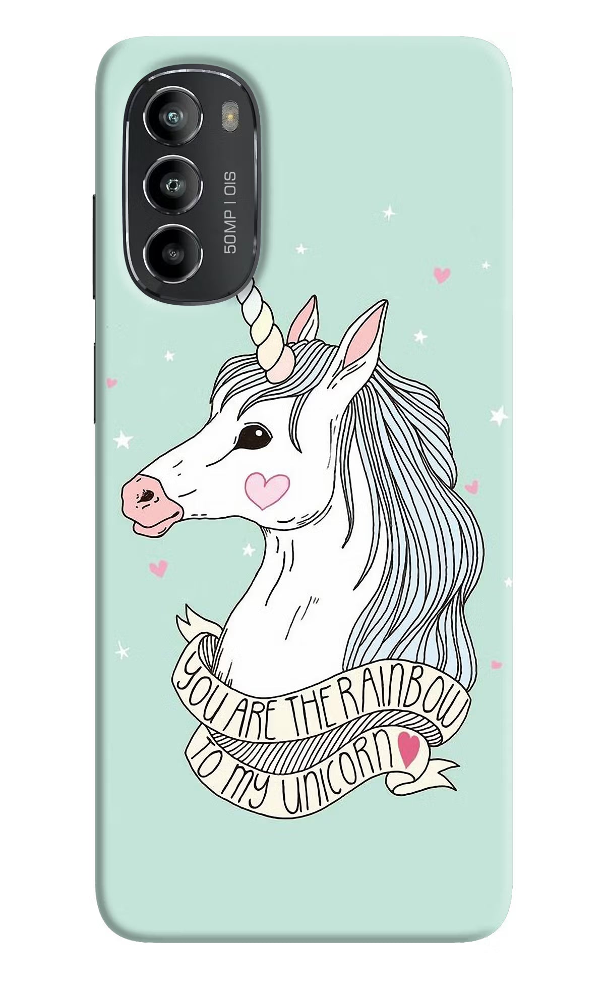 Unicorn Wallpaper Moto G82 5G Hard Case Back Cover by Casekaro