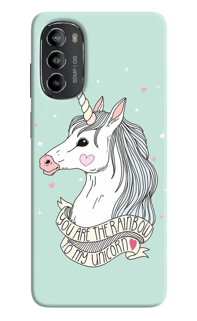 Unicorn Wallpaper Moto G82 5G Hard Case Back Cover by Casekaro