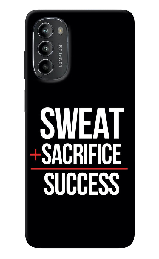 Sweat Sacrifice Success Moto G82 5G Back Cover