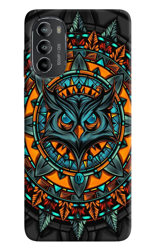 Angry Owl Art Moto G82 5G Hard Case Back Cover by Casekaro