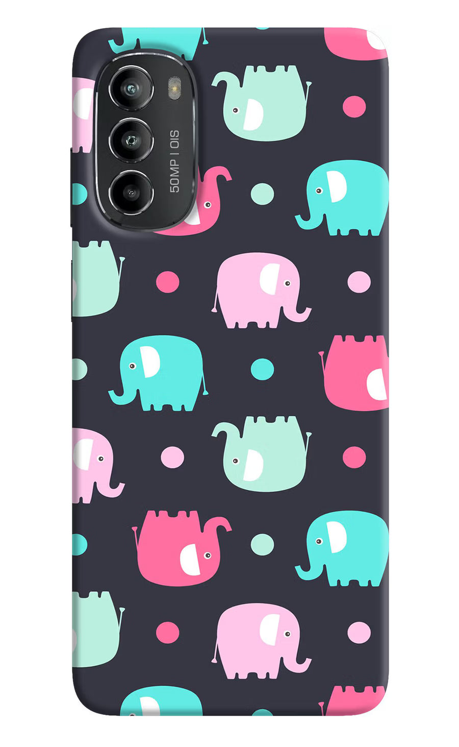 Elephants Moto G82 5G Back Cover, Hard case