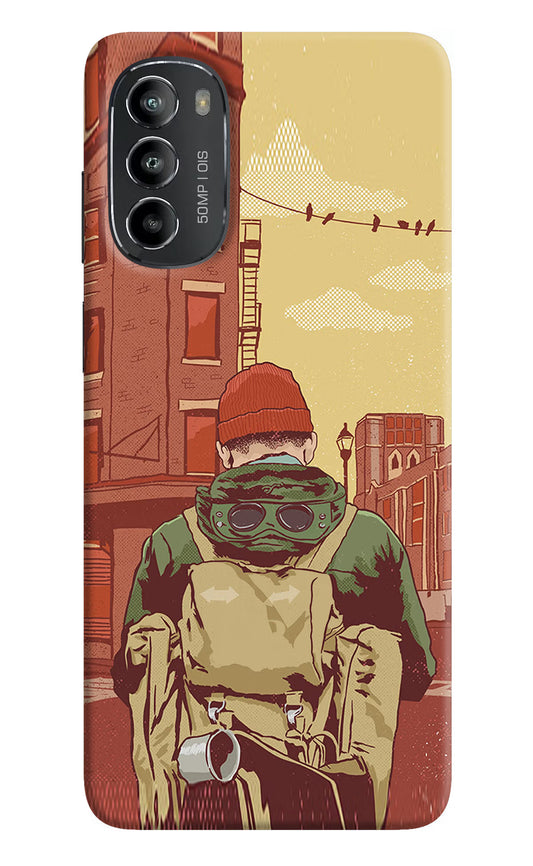 Adventurous Moto G82 5G Hard Case Back Cover by Casekaro