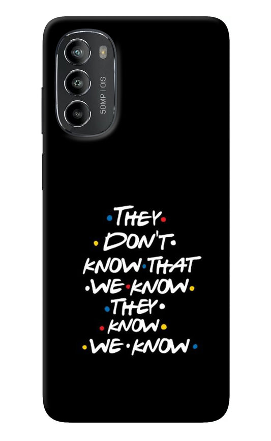 FRIENDS Dialogue Moto G82 5G Back Cover