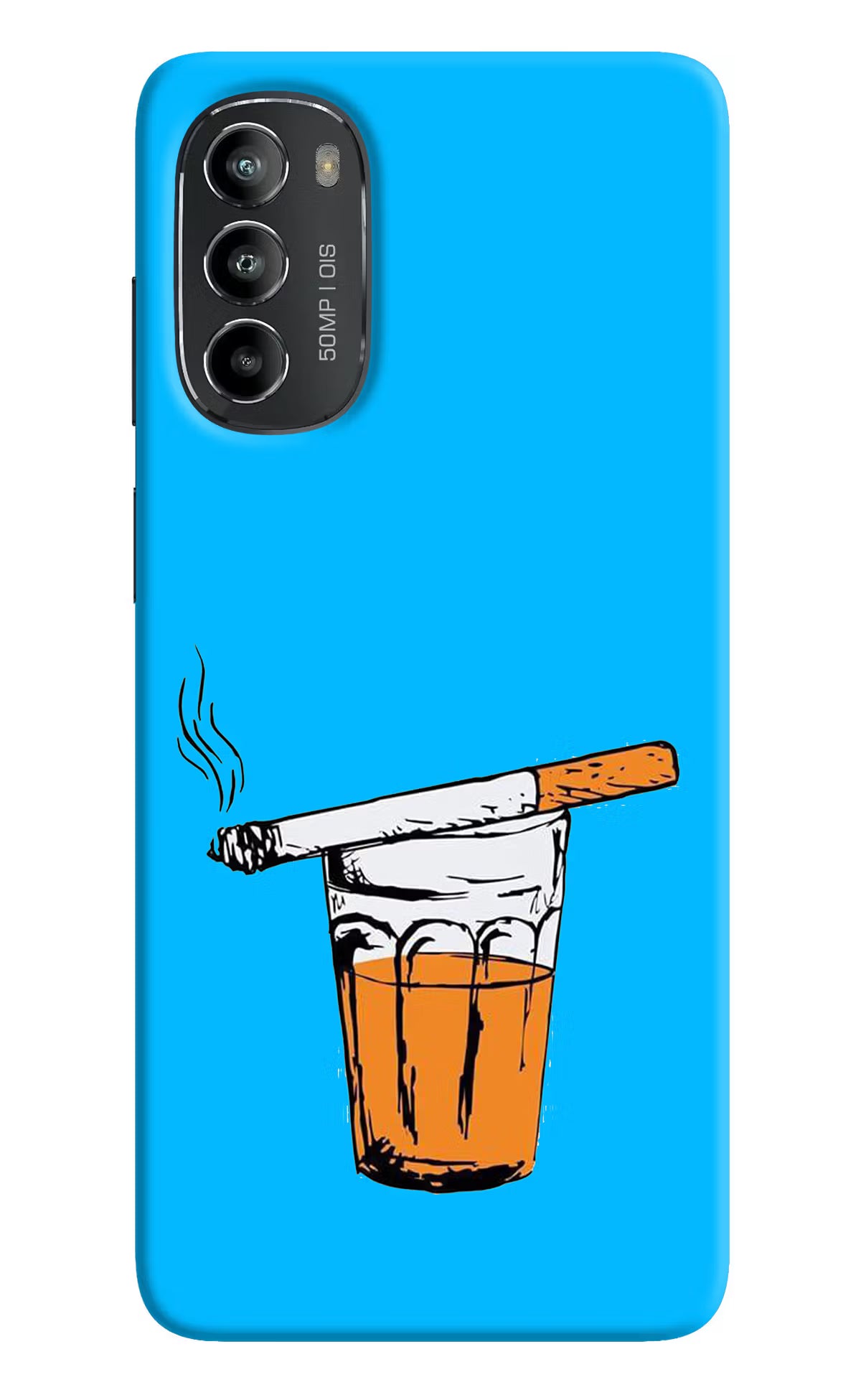 Chai Sutta Moto G82 5G Hard Case Back Cover by Casekaro