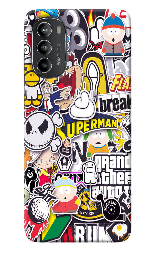 Sticker Bomb Moto G82 5G Back Cover