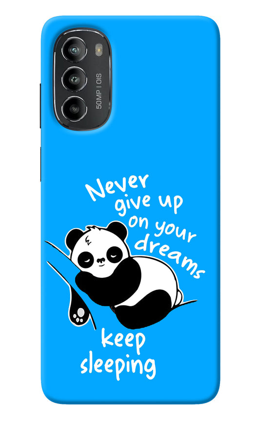 Keep Sleeping Moto G82 5G Back Cover