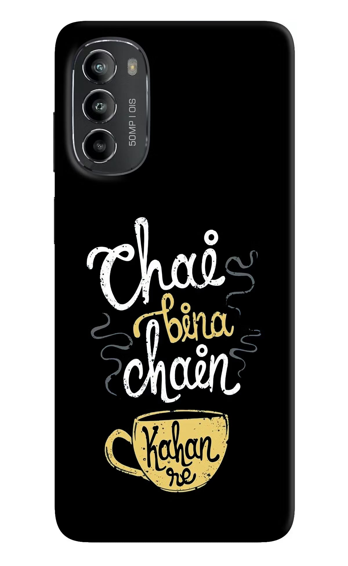 Chai Bina Chain Kaha Re Moto G82 5G Hard Case Back Cover by Casekaro