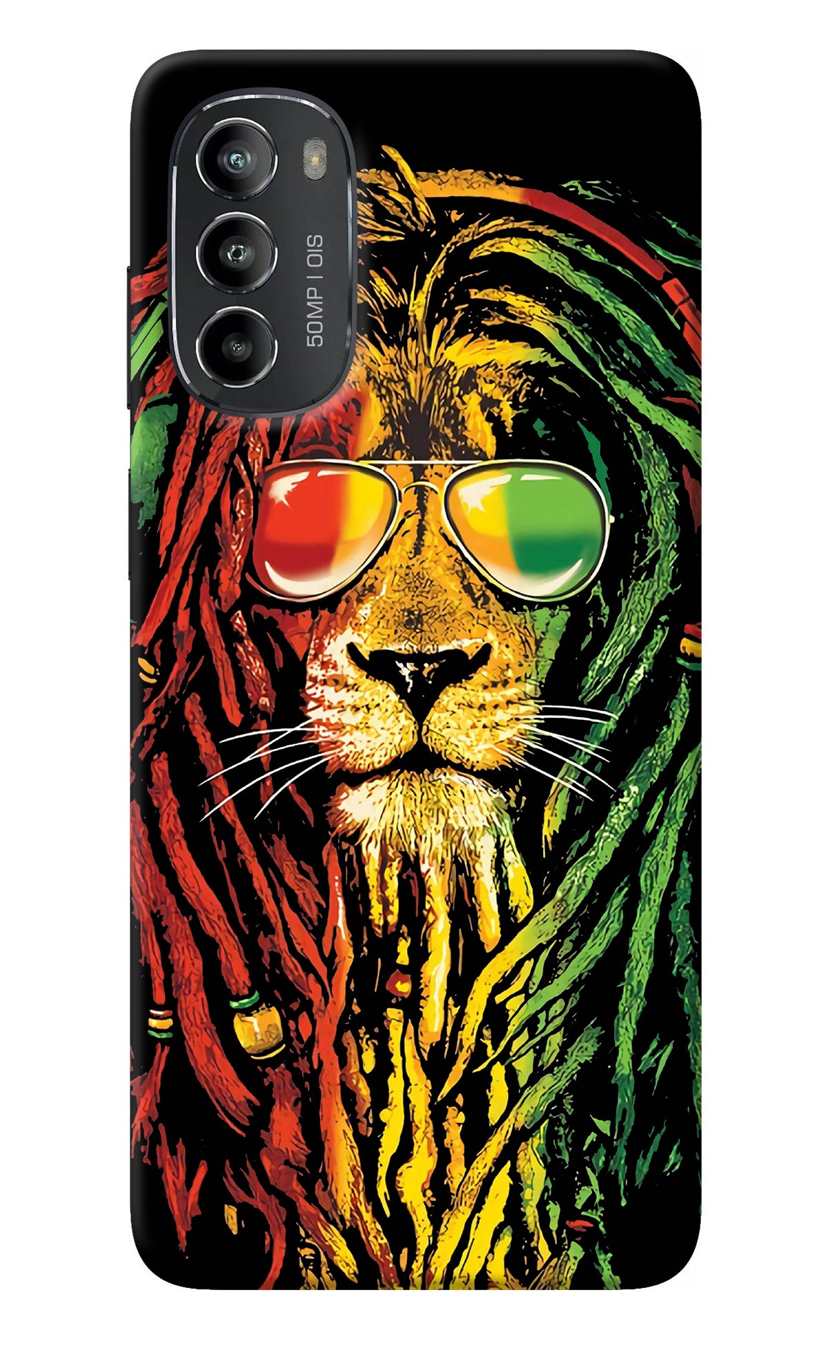 Rasta Lion Moto G82 5G Back Cover