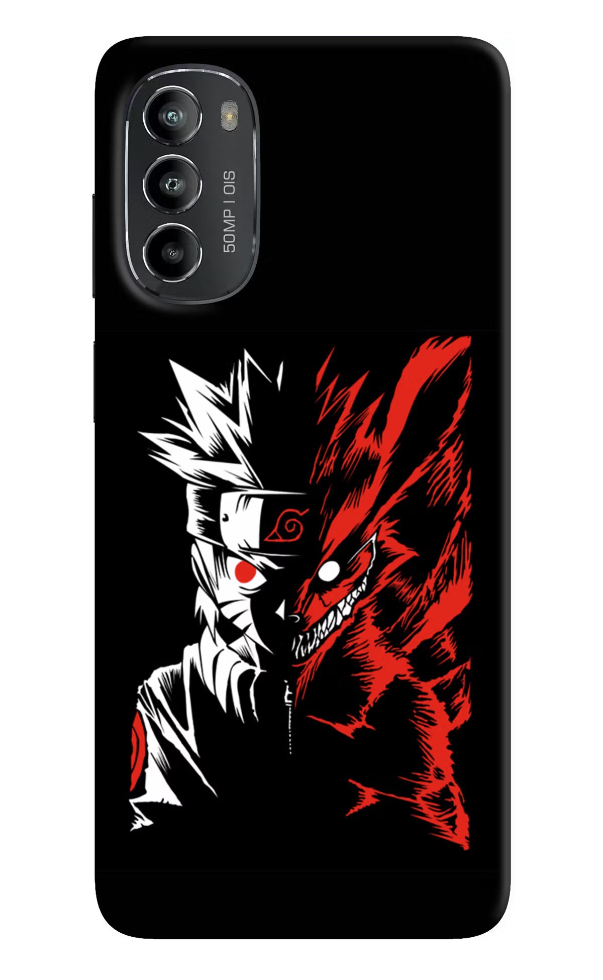 Naruto Two Face Moto G82 5G Hard Case Back Cover by Casekaro