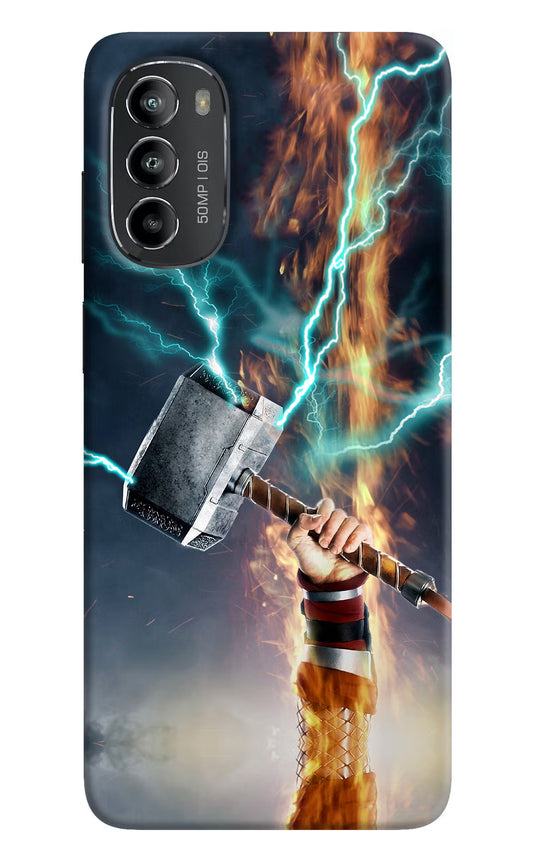 Thor Hammer Mjolnir Moto G82 5G Hard Case Back Cover by Casekaro