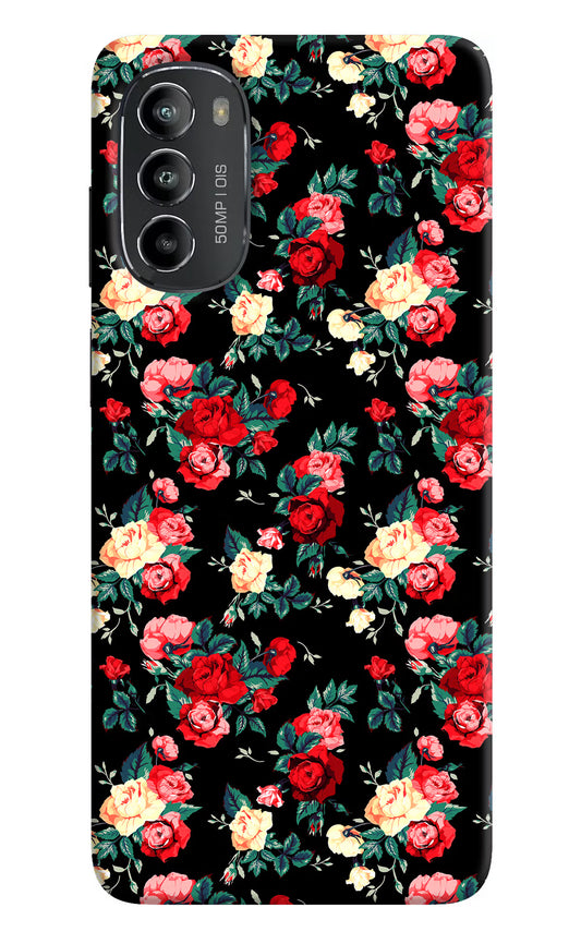Rose Pattern Moto G82 5G Hard Case Back Cover by Casekaro