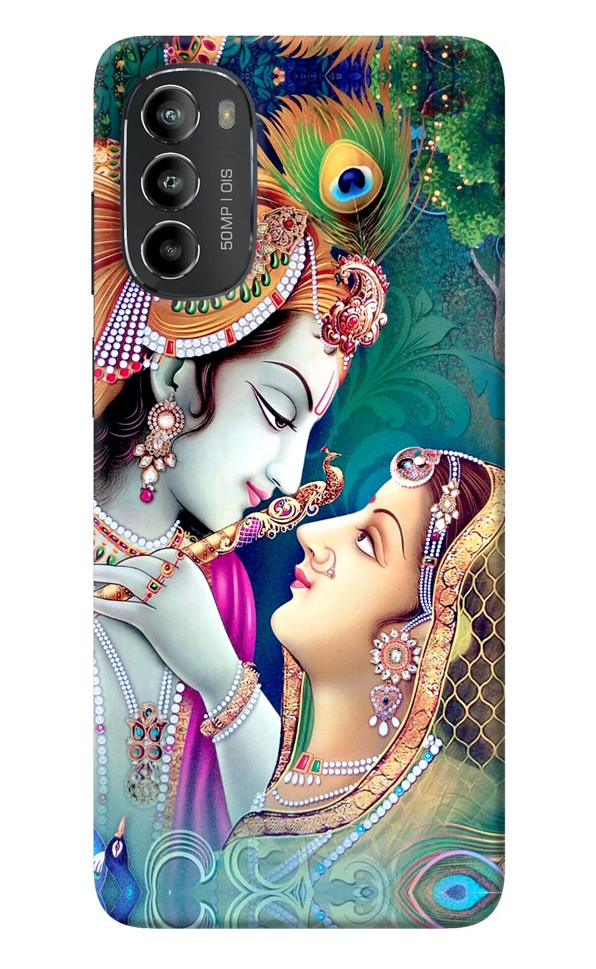 Lord Radha Krishna Moto G82 5G Back Cover