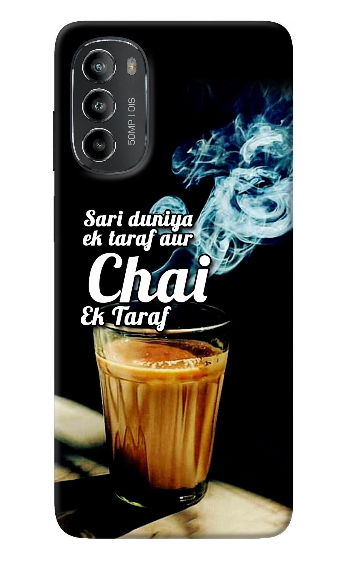 Chai Ek Taraf Quote Moto G82 5G Back Cover