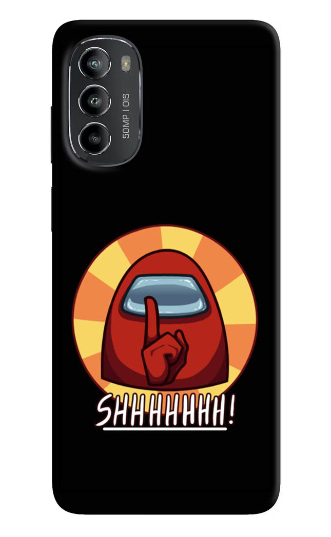 Among Us Shhh! Moto G82 5G Hard Case Back Cover by Casekaro