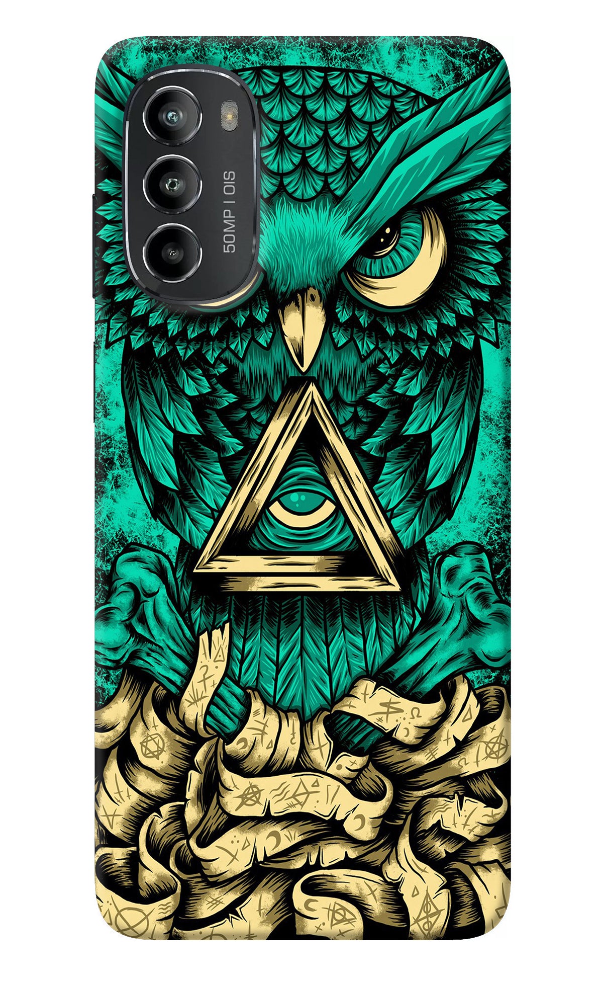 Green Owl Moto G82 5G Back Cover