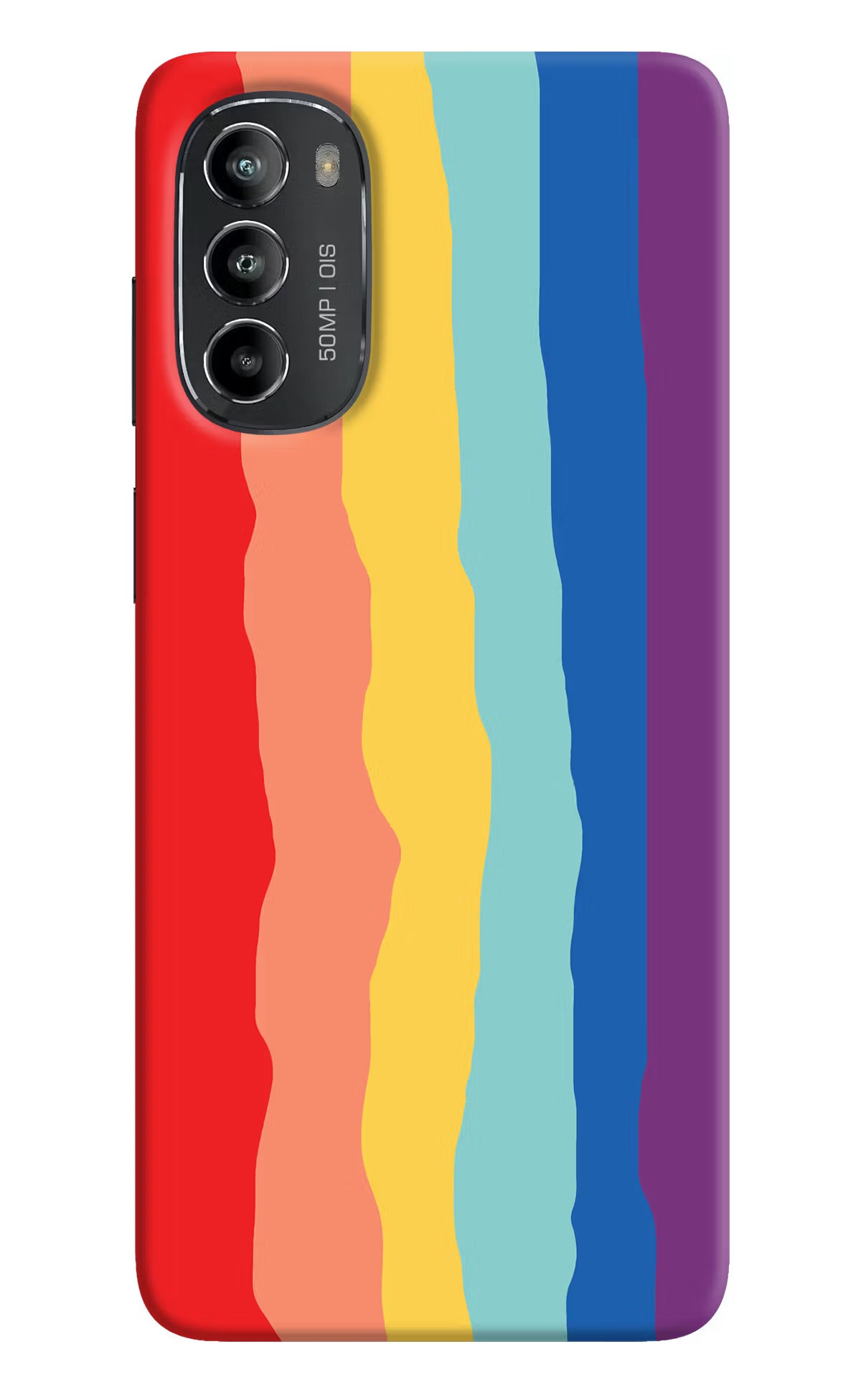 Rainbow Moto G82 5G Hard Case Back Cover by Casekaro