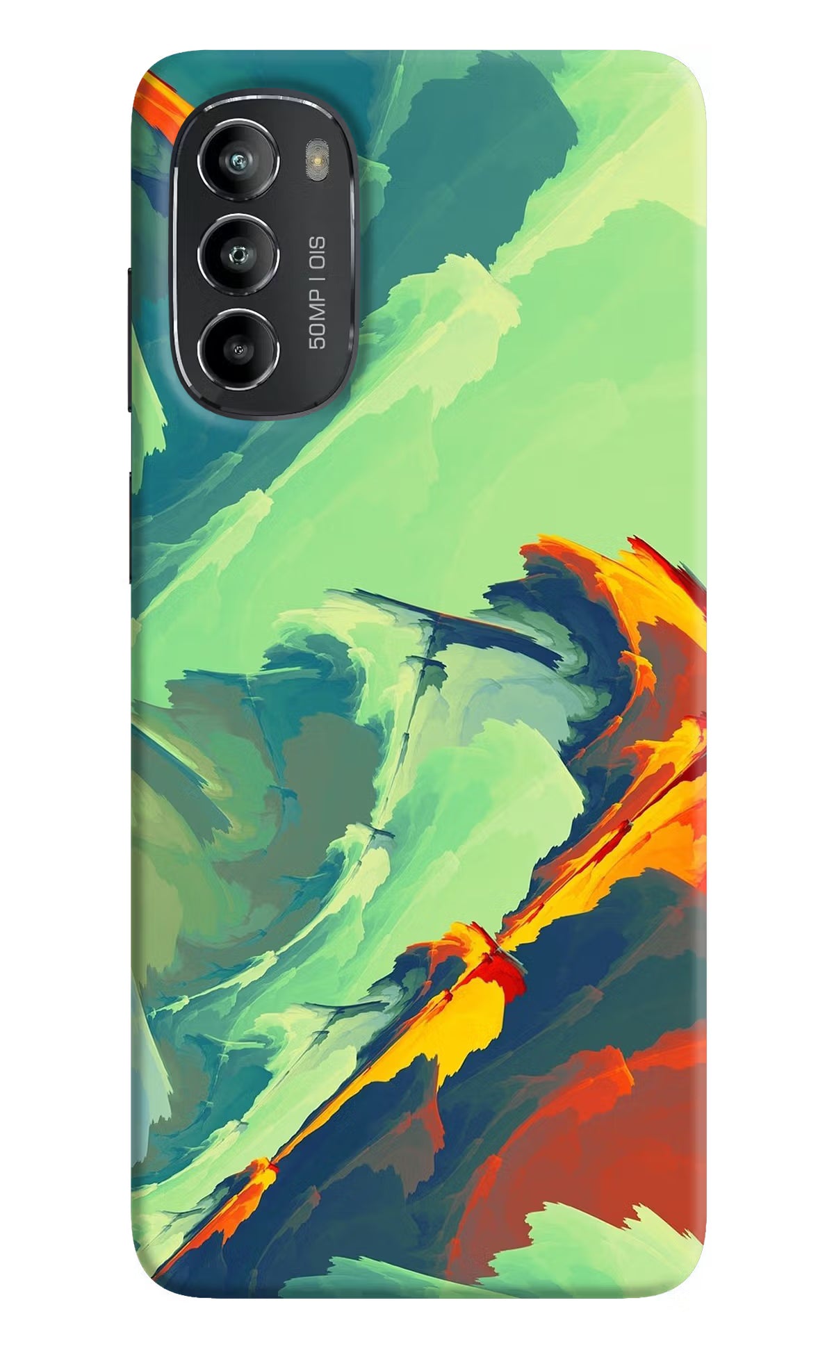 Paint Art Moto G82 5G Hard Case Back Cover by Casekaro