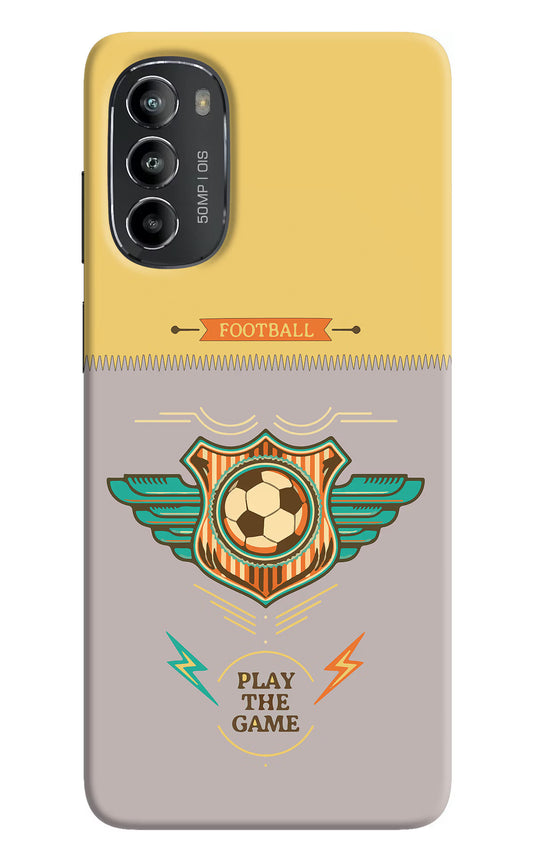 Football Moto G82 5G Hard Case Back Cover by Casekaro