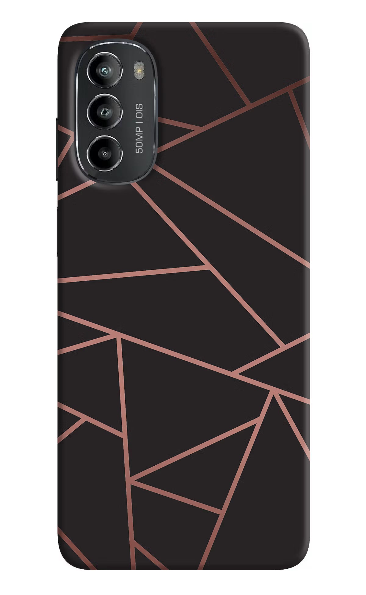 Geometric Pattern Moto G82 5G Hard Case Back Cover by Casekaro