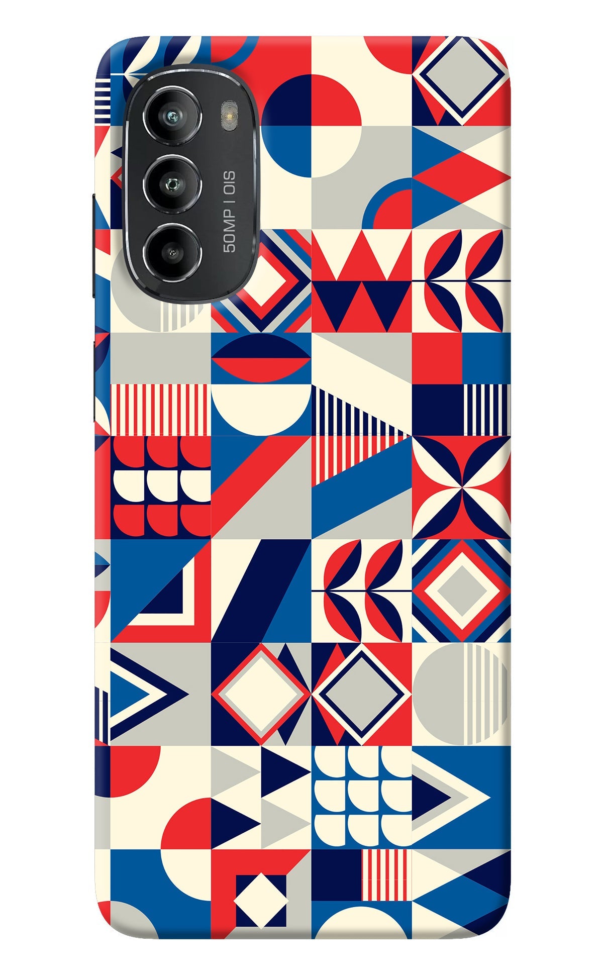 Colorful Pattern Moto G82 5G Back Cover