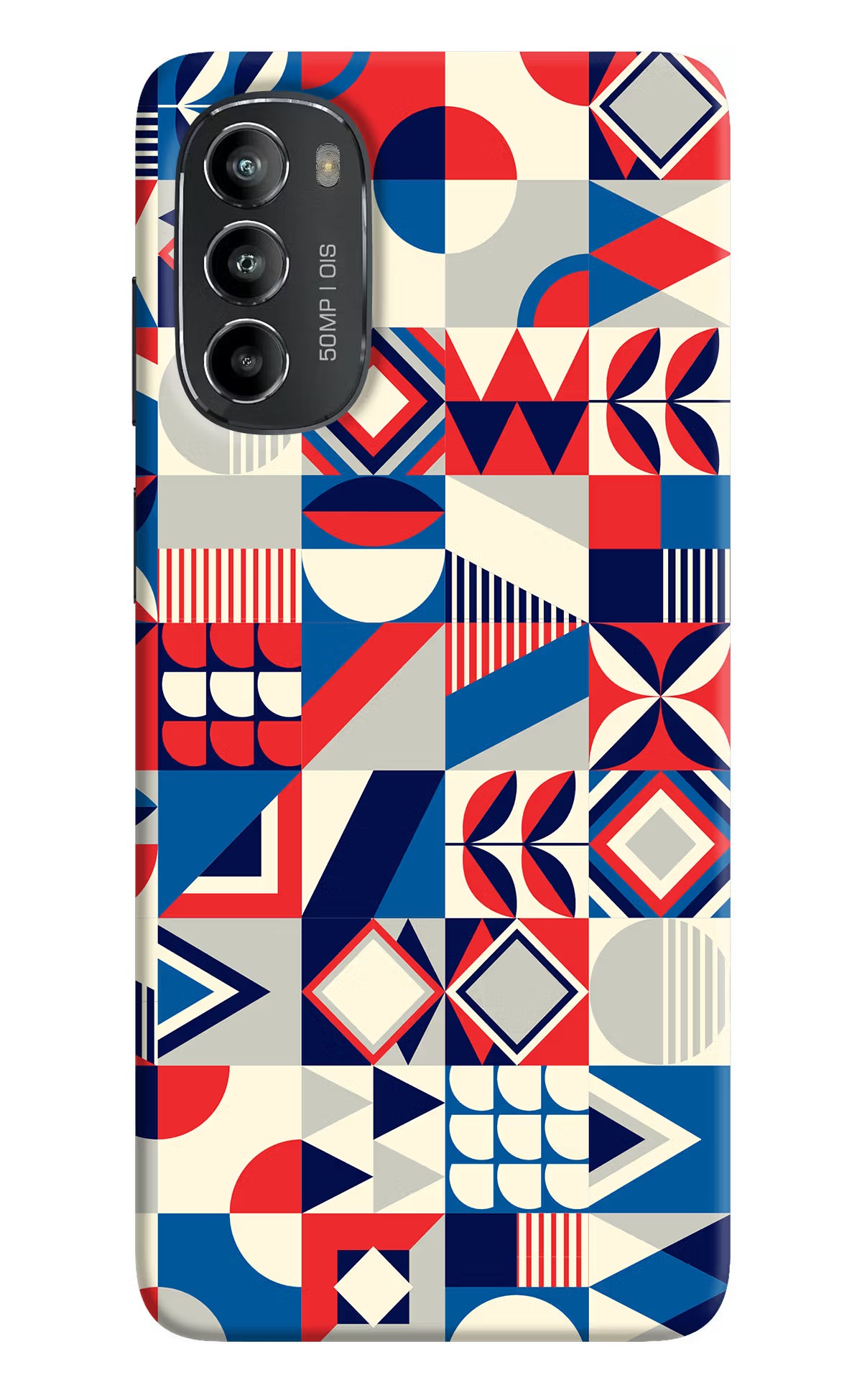 Colorful Pattern Moto G82 5G Hard Case Back Cover by Casekaro