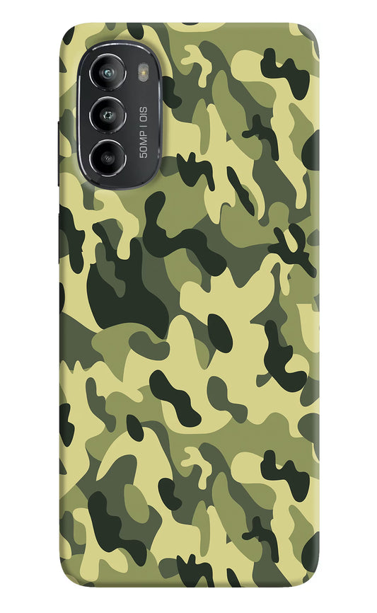 Camouflage Moto G82 5G Hard Case Back Cover by Casekaro
