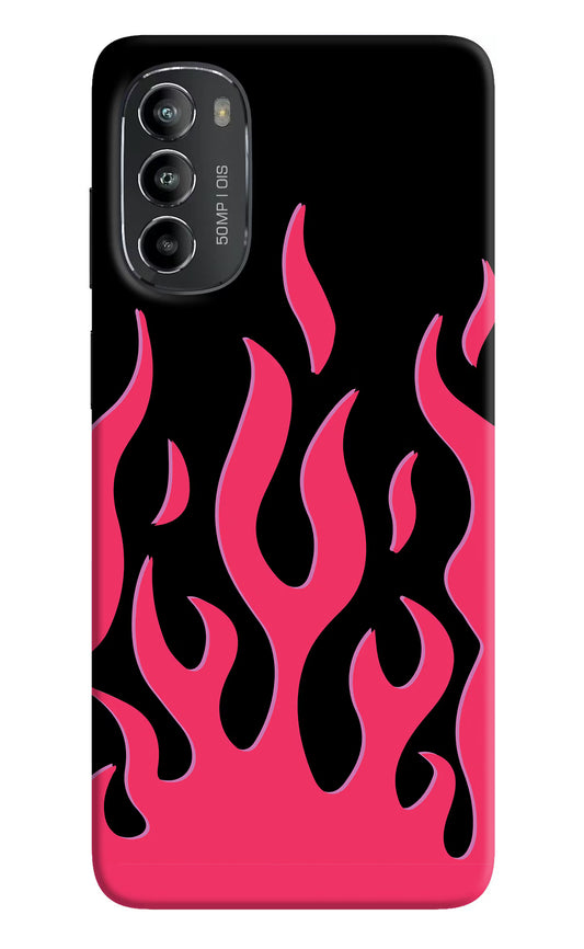 Fire Flames Moto G82 5G Hard Case Back Cover by Casekaro