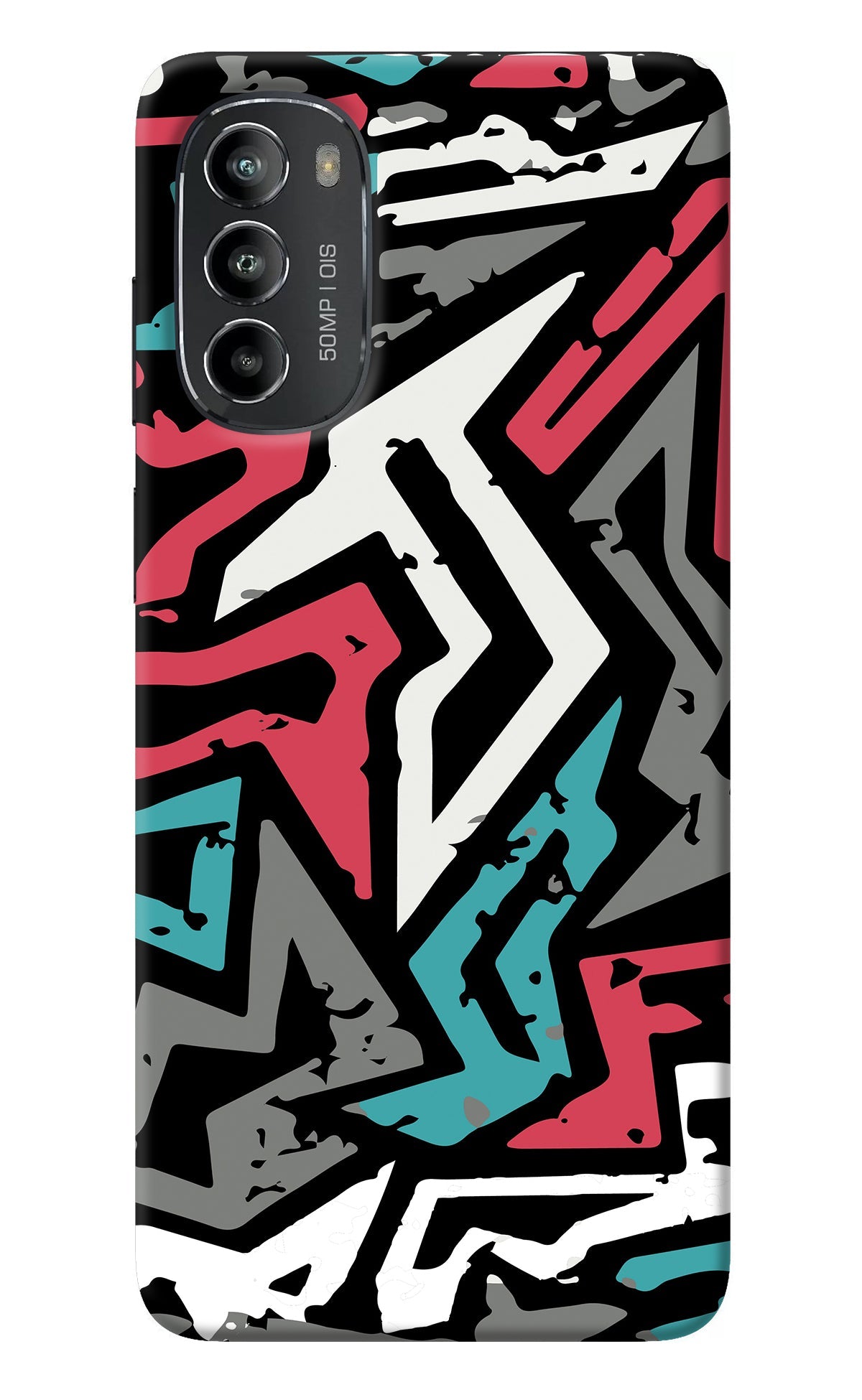 Geometric Graffiti Moto G82 5G Back Cover