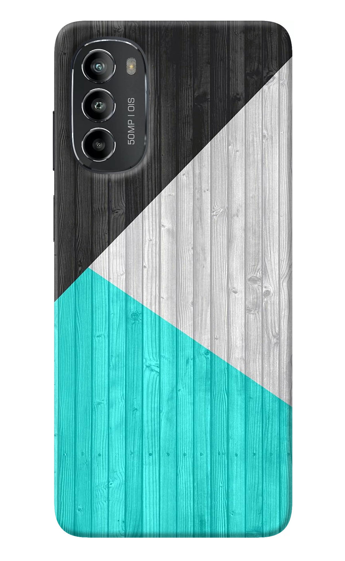 Wooden Abstract Moto G82 5G Back Cover